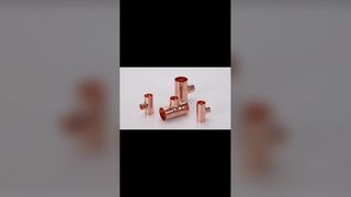 Acessórios para tubos de cobre projetados com precisão para uso industrial