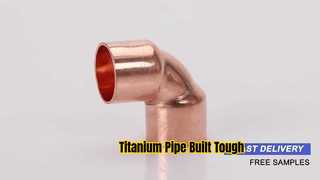 Tubo trocador de calor de titânio ASTM B338 Gr2